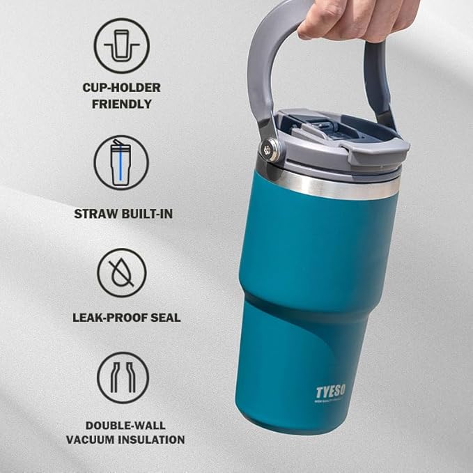 TYESO® Multipurpose Vacuum Insulated Tumbler -  900ml / 30oz